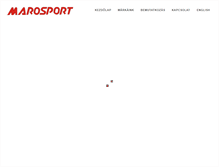 Tablet Screenshot of marosport.hu